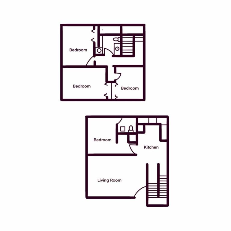four bedroom floor plan
